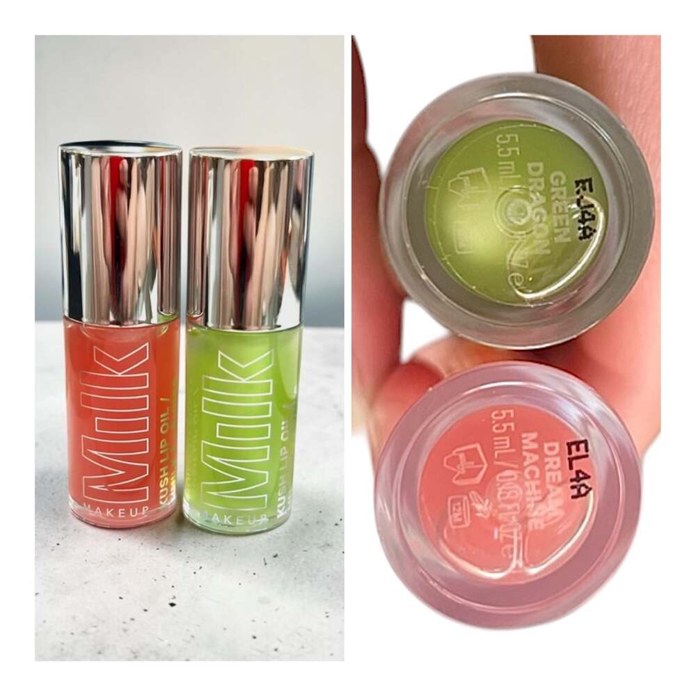 Milk Makeup KUSH Hydrating Sheer Lip Oil Set - Green Dragon & Dream Machine. - Picture 2 of 16